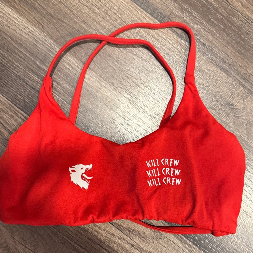 Kill Crew Fiery Red Sports Top